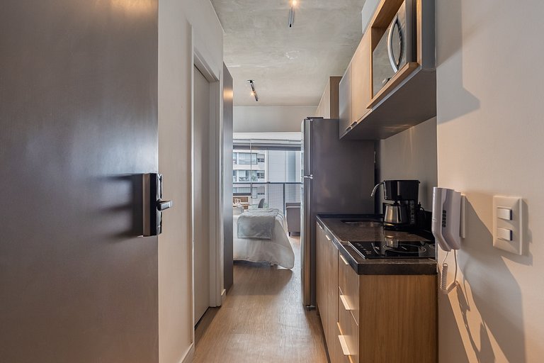 Charmoso studio C/varanda na Pompéia