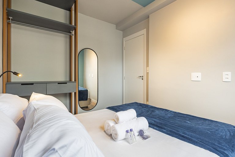 Belo apto de 2 dormitórios ao lado do Allianz