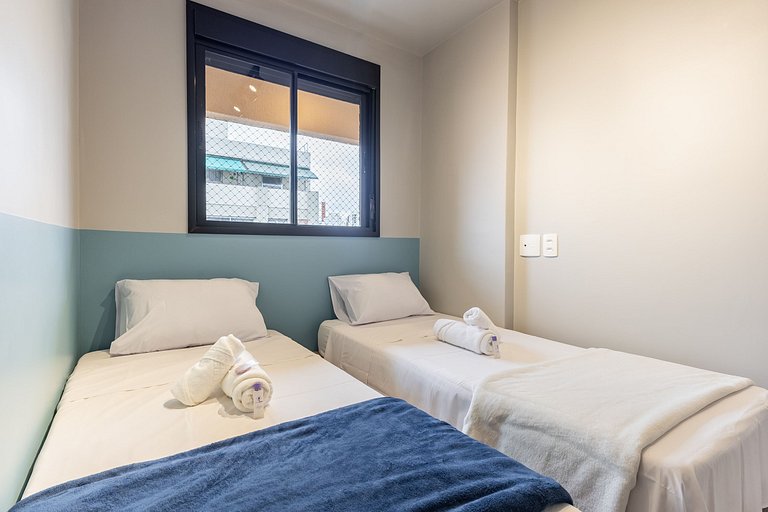 Belo apto de 2 dormitórios ao lado do Allianz