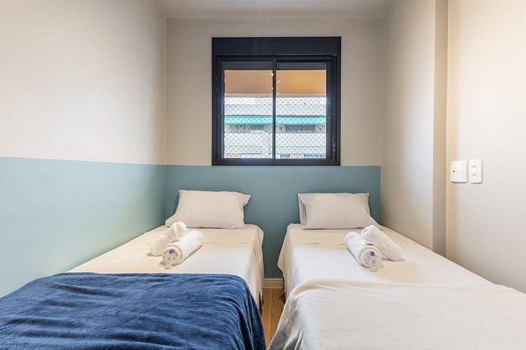 Belo apto de 2 dormitórios ao lado do Allianz