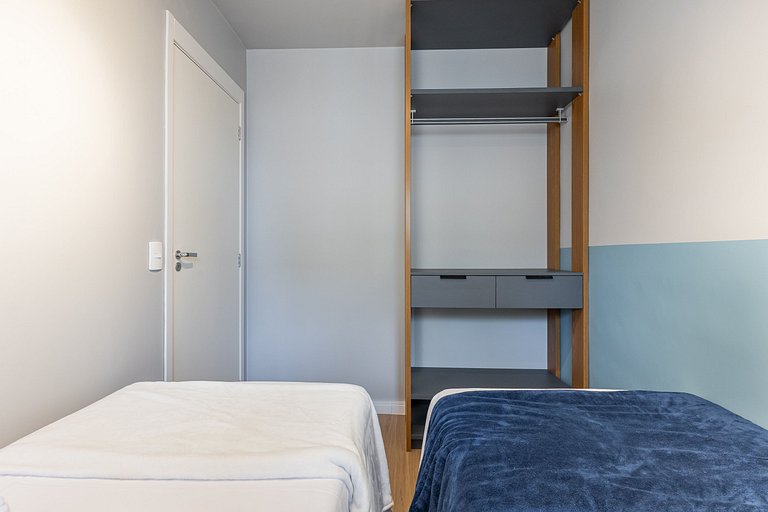 Belo apto de 2 dormitórios ao lado do Allianz