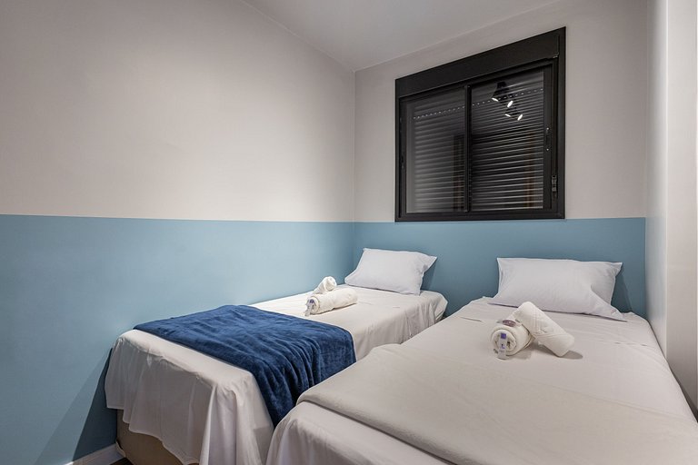 Belo apto de 2 dormitórios ao lado do Allianz