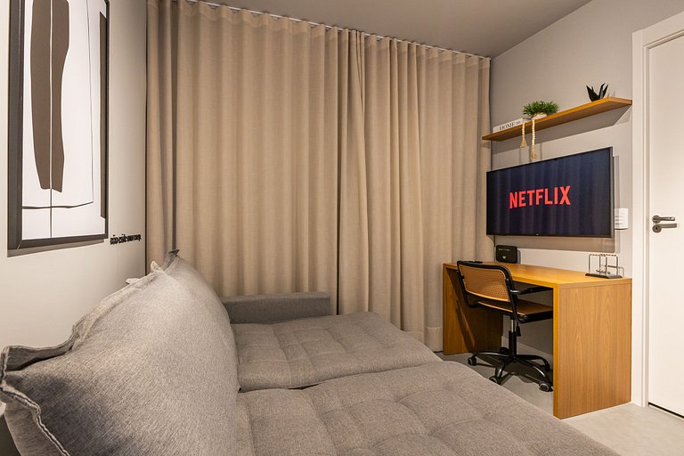 Belo apto de 2 dormitórios ao lado do Allianz