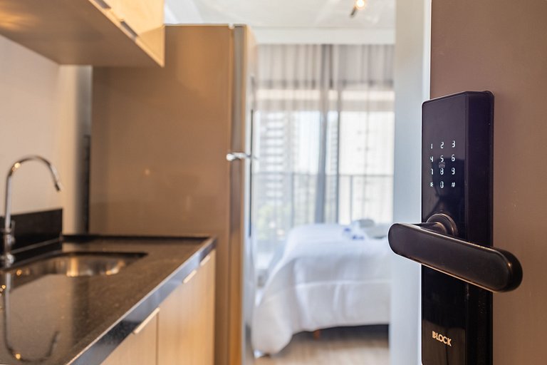 Charmoso studio C/varanda na Pompéia