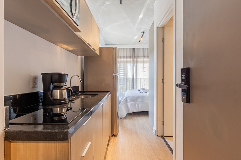 Charmoso studio C/varanda na Pompéia