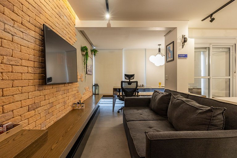 Belo apto C/vaga no coração da Consolação