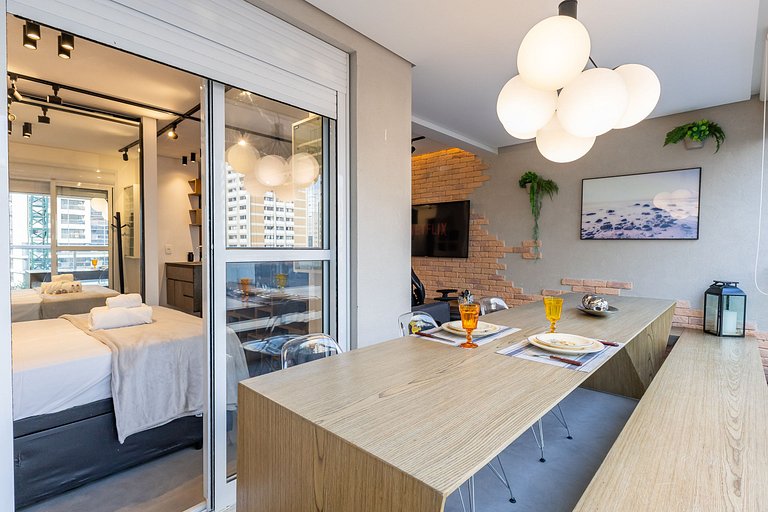 Belo apto C/vaga no coração da Consolação