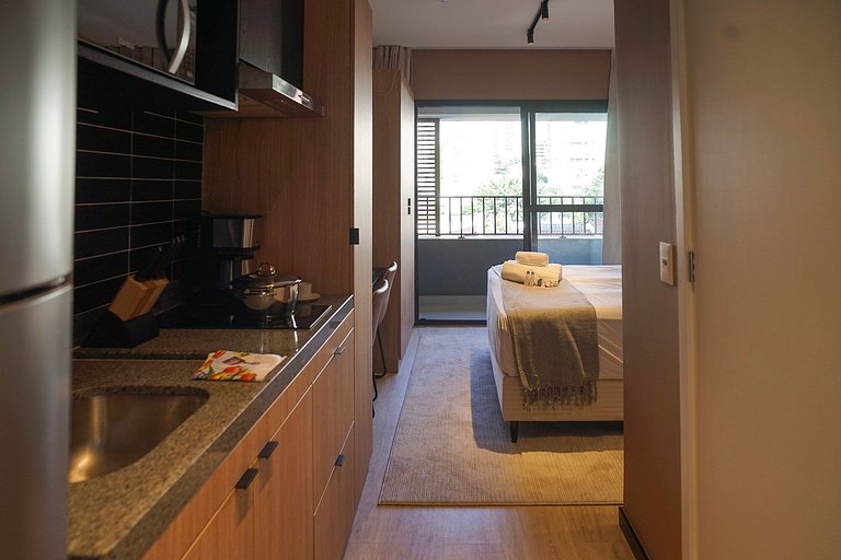 Belo studio ao lado do Allianz