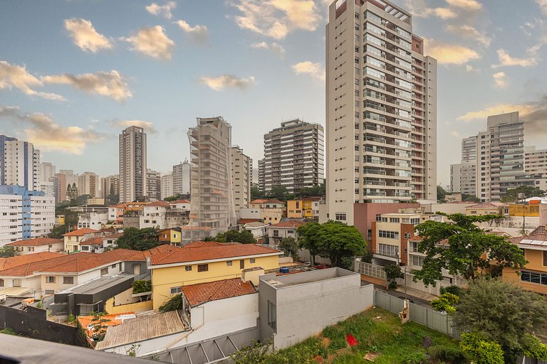 Charmoso studio C/varanda na Pompéia