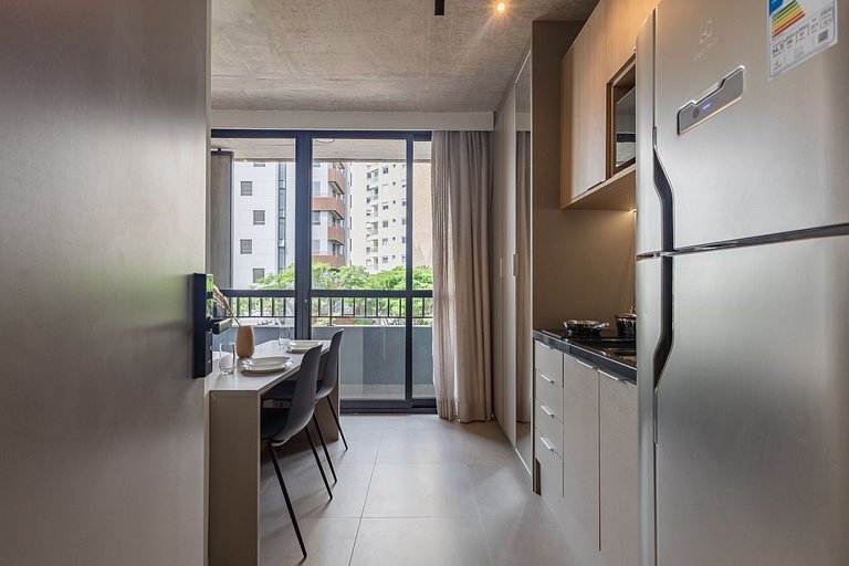 Lindo studio no coração da Alameda Itu
