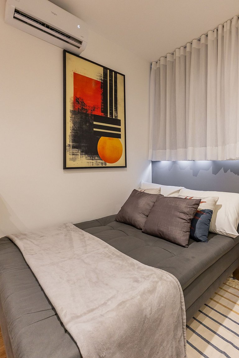 Belo studio no coração da Vila Olimpia