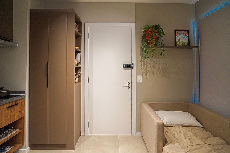 Belo apto de 1 dorm na Teodoro Sampaio
