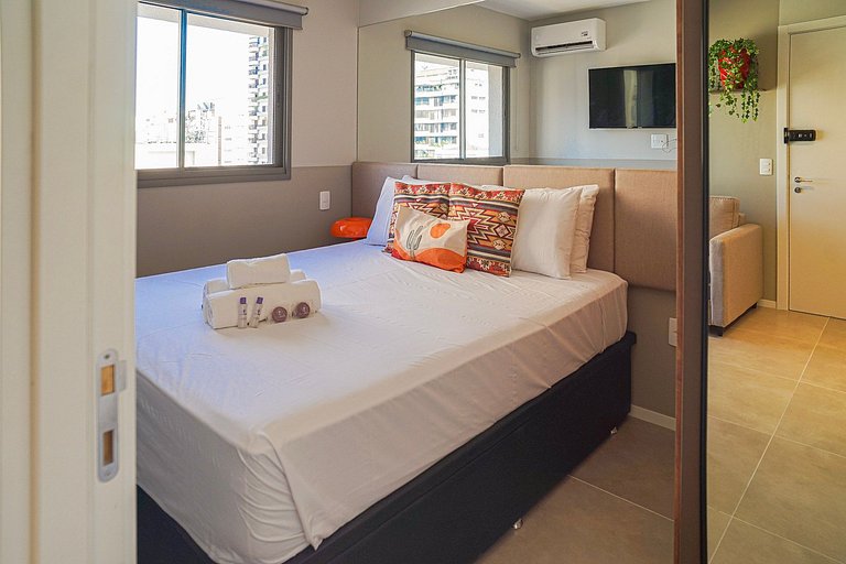 Belo apto de 1 dorm na Teodoro Sampaio