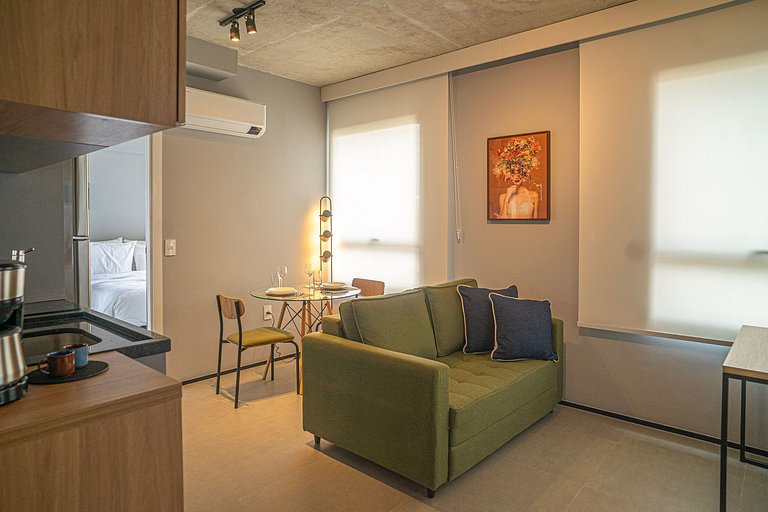 Charmoso apartamento de 2 dorms na Paulista