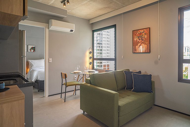 Charmoso apartamento de 2 dorms na Paulista