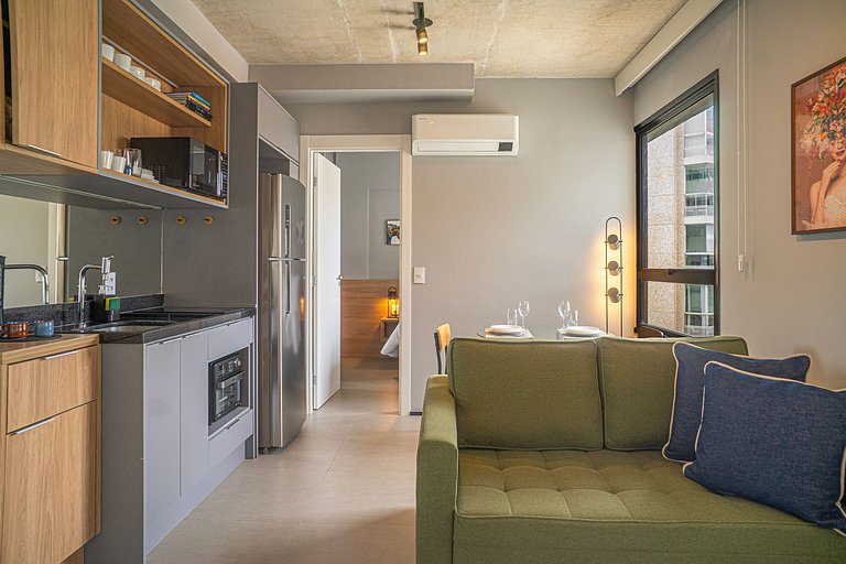 Charmoso apartamento de 2 dorms na Paulista