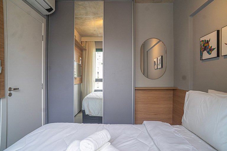 Charmoso apartamento de 2 dorms na Paulista
