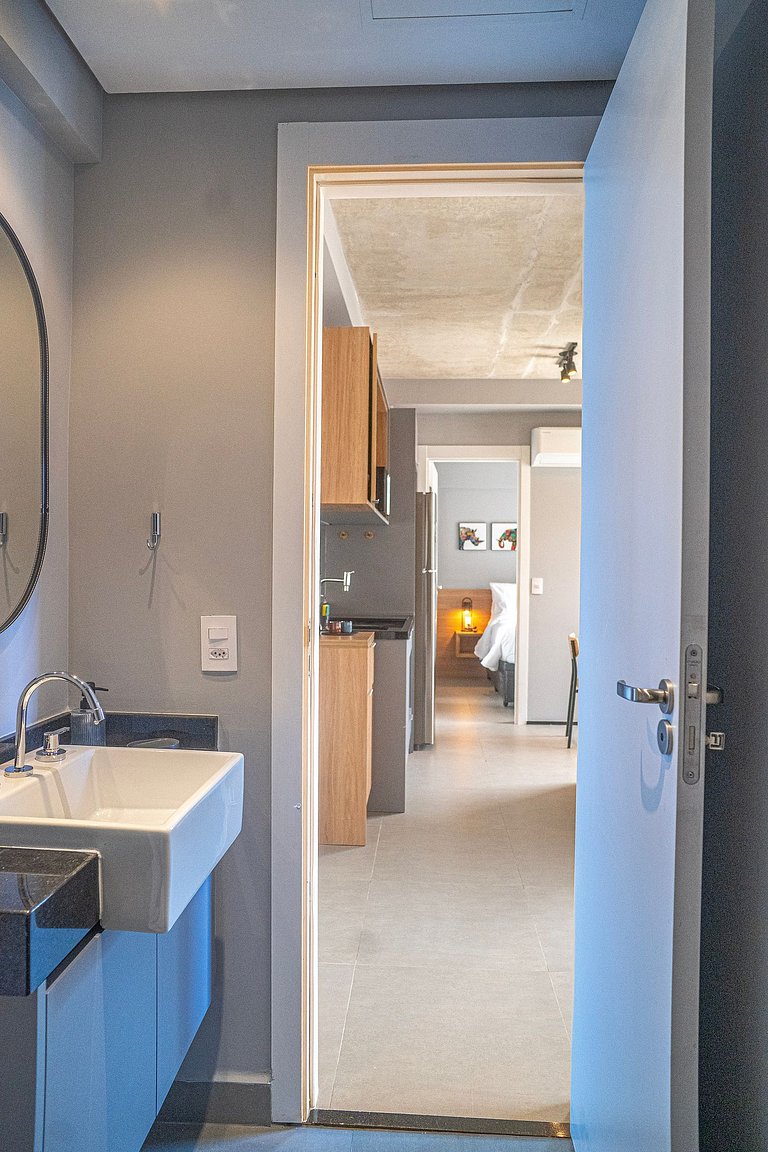 Charmoso apartamento de 2 dorms na Paulista