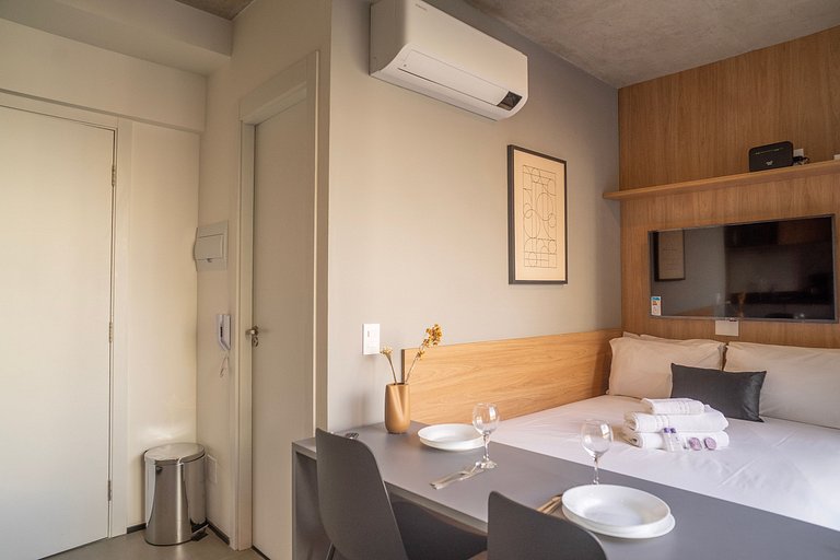 Lindo studio na Alameda Itu