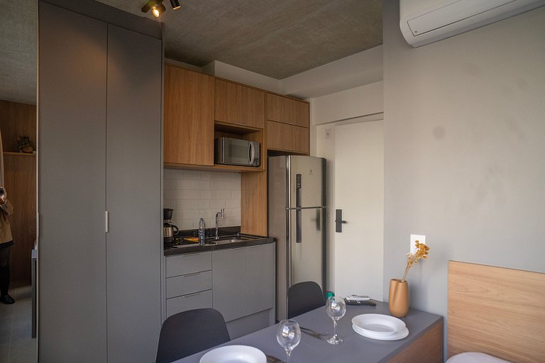 Lindo studio na Alameda Itu