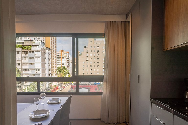 Lindo studio na Alameda Itu