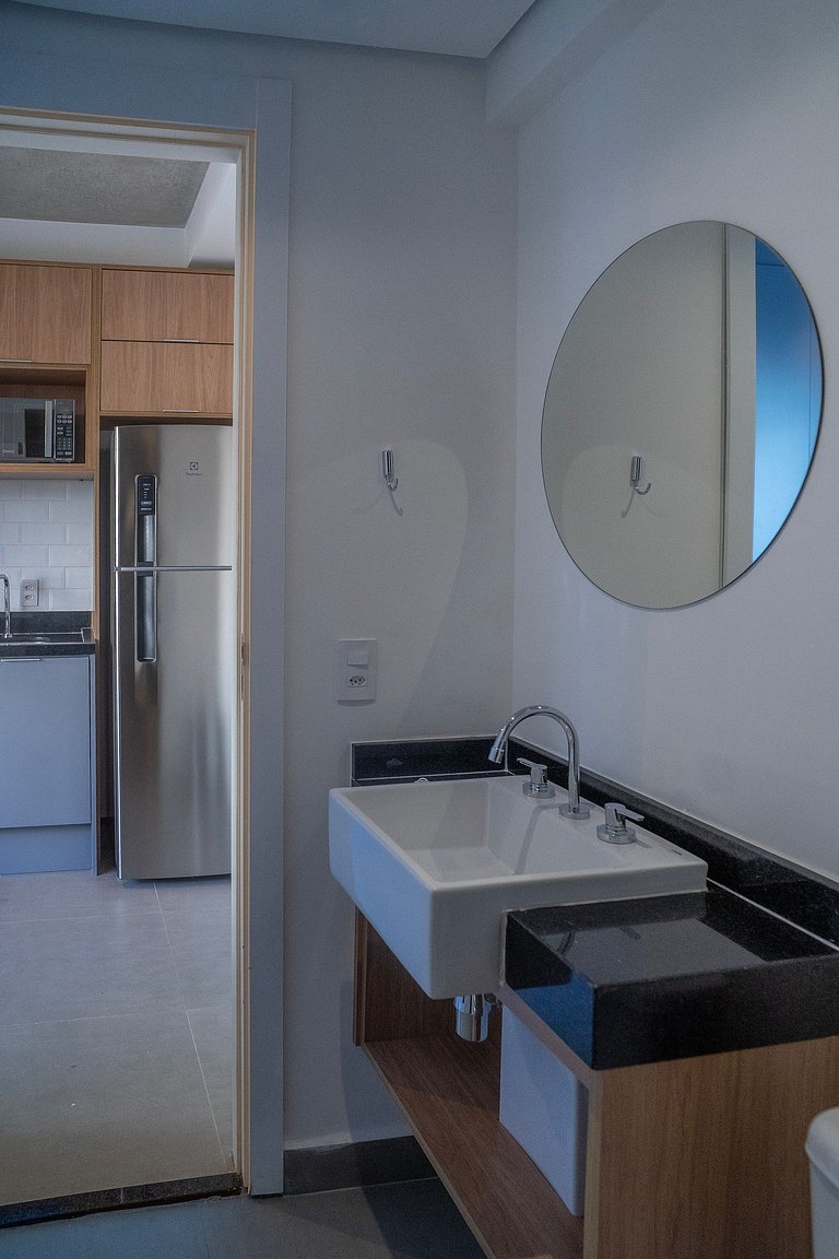 Lindo studio na Alameda Itu