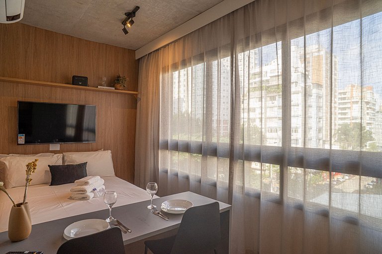 Lindo studio na Alameda Itu