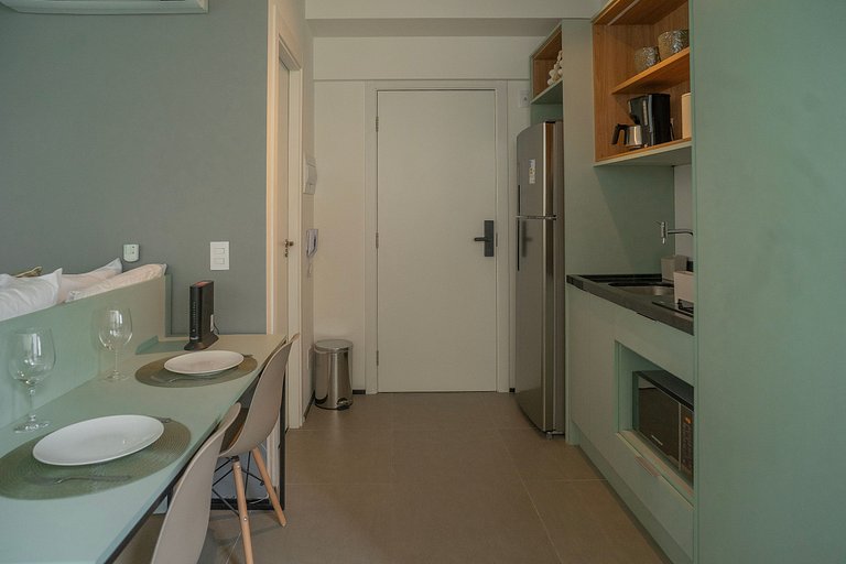 Lindo studio no coração da Alameda Itu