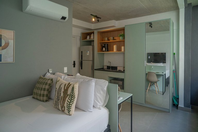 Lindo studio no coração da Alameda Itu
