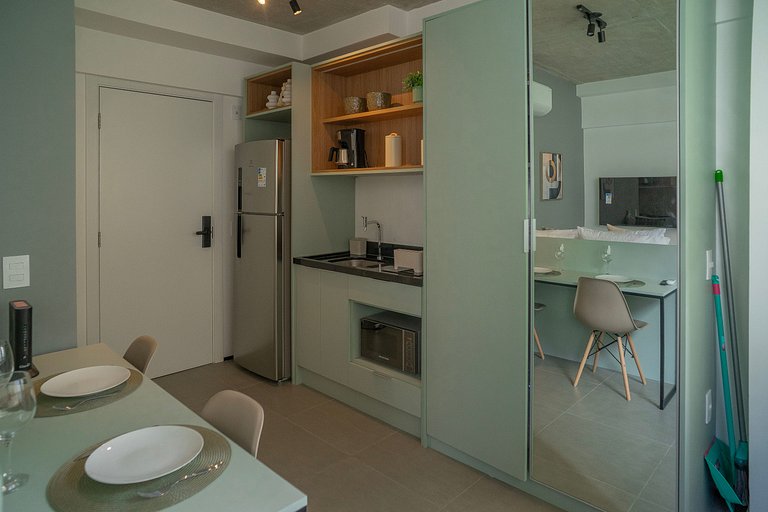 Lindo studio no coração da Alameda Itu