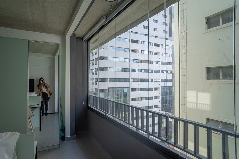 Lindo studio no coração da Alameda Itu