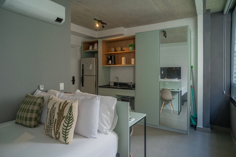Lindo studio no coração da Alameda Itu