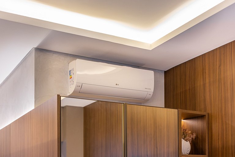 Belo flat no Jardins | Rooftop, Academia e Wi-Fi
