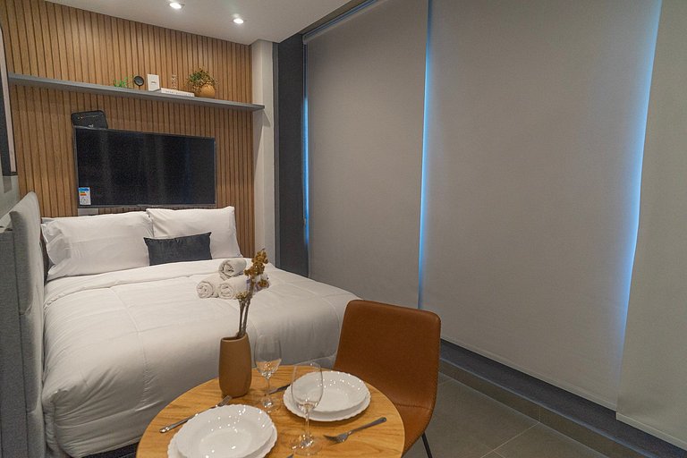 Lindo studio no coração da Alameda Itu