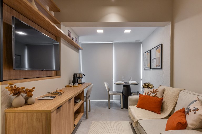 Belo studio C/varanda e piscina na Vila Mariana