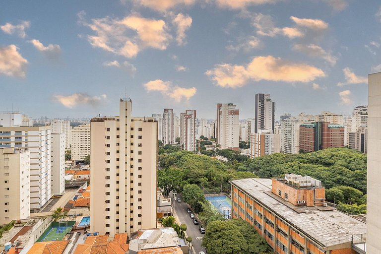 Belo studio C/varanda e piscina na Vila Mariana