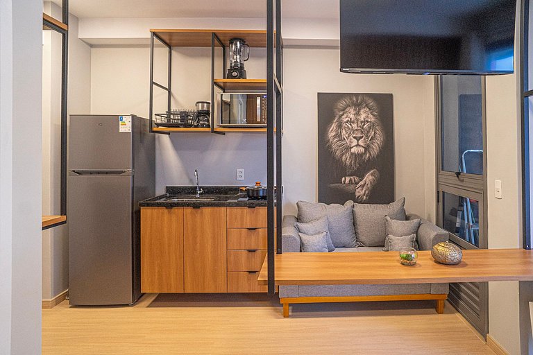 Aconchegante studio no coração de Pinheiros