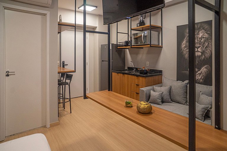 Aconchegante studio no coração de Pinheiros