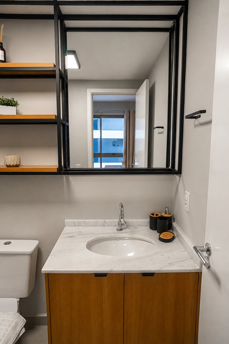 Aconchegante studio no coração de Pinheiros