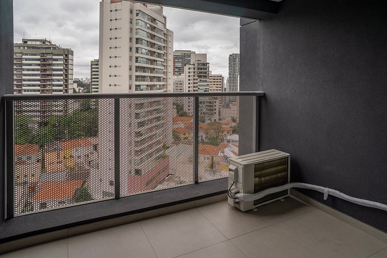 Charmoso studio C/varanda na Pompéia