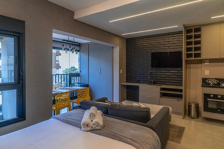 Belo studio em Pinheiros
