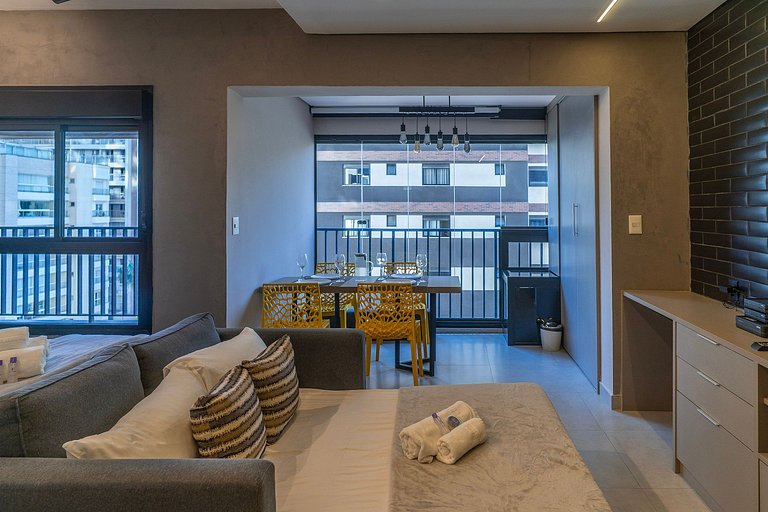 Belo studio em Pinheiros