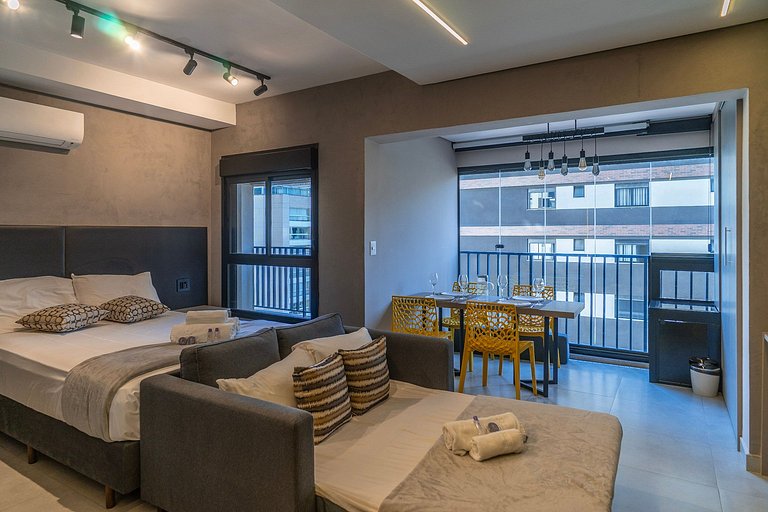 Belo studio em Pinheiros