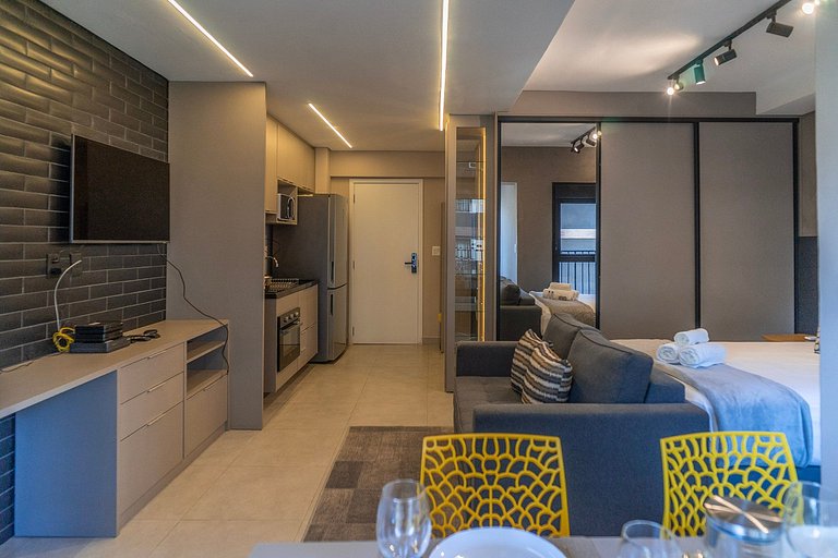 Belo studio em Pinheiros