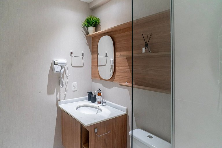 Studio novo em Pinheiros, a 450m do metrô