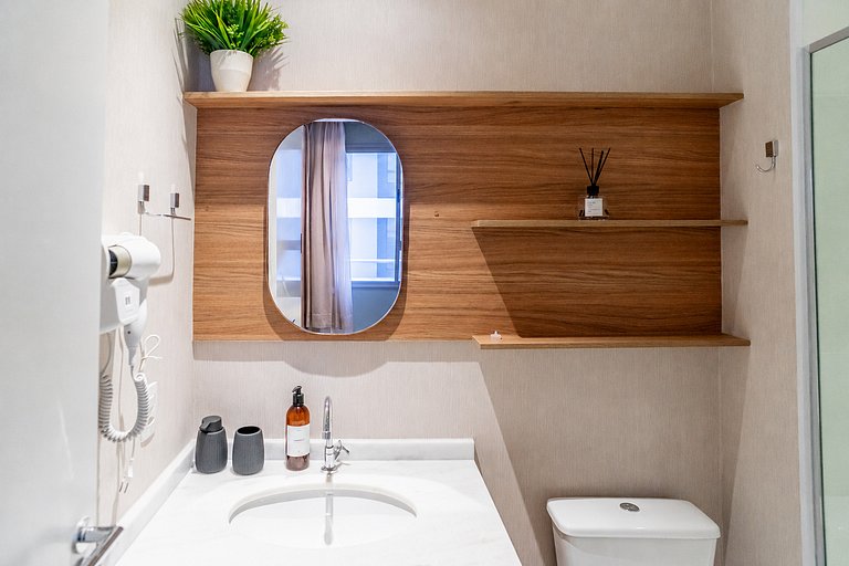 Studio novo em Pinheiros, a 450m do metrô