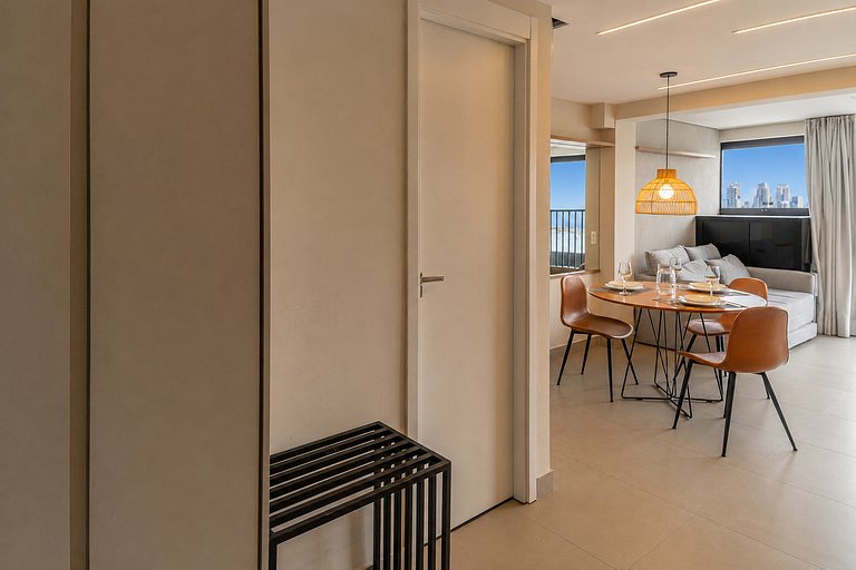 Vista Incrível, Cama Queen, 18ºAndar| Vila Olímpia