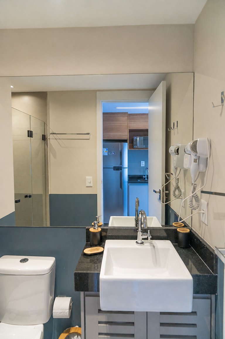 Vista Incrível, Cama Queen, 18ºAndar| Vila Olímpia