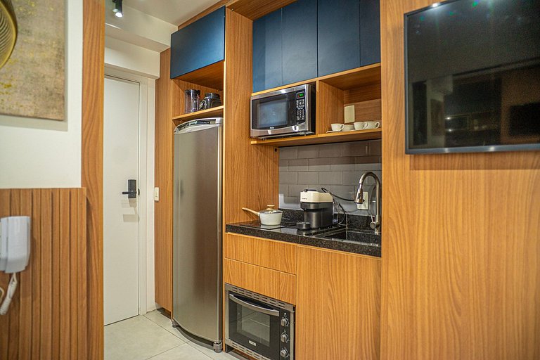 Studio C/cama queen | Piscina | Avenida Paulista