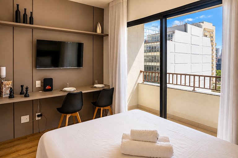Studio | Piscina | Paulista Av. Próxima